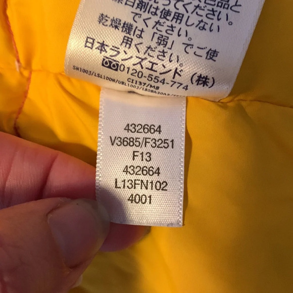 Lands end girls winter parka coat magenta pink down filled size XL 16 warm - Picture 11 of 14